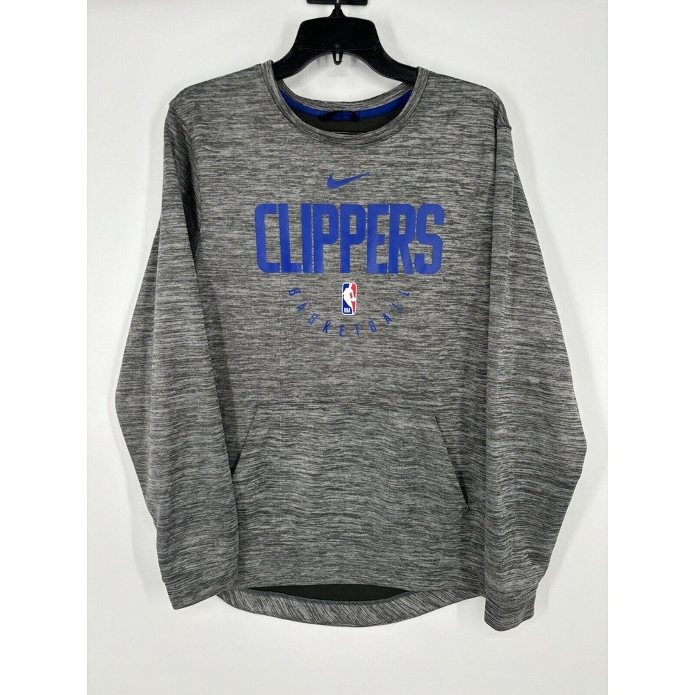 Nike Los Angeles Clippers Basketball Small Dri Fit Sweatshirt NBA Center Swoosh